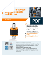 Converter Between Analogue Signals and IO-Link