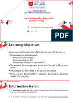 L1 - Information Systems in Business Today