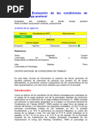 NTP 452 Carga Postural