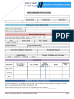 Employment Application 2022-2023