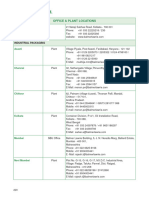 BL Office and Plants Locations 2021