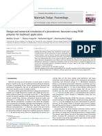 (2022) Design and Numerical Simulation of A Piezoelectric Harvester Using PVDF Polymer For Keyboard Application