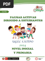 Cartilla de Pausas Activas Inicial y Primaria