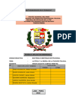 La Ética y La Moral de La Función Policial