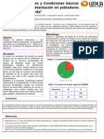 Poster Patrones Alimentarios y Condiciones Basicas de La Agüita de La Perdiz