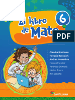 El Libro de Mate 6 Santillana