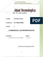 Democracia y Partidos Politicos