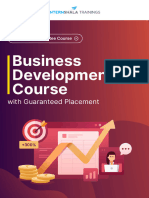 Sales and Business Development Specialization Brochure