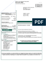 Avis de Taxes Foncieres 2023