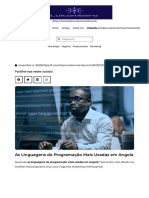 As Linguagens de Programação Mais Usadas em Angola - Luicombero