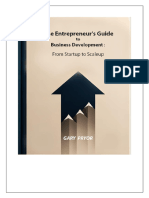 The Entrepreneur's Guide To Business Development: From Startup To Scaleup