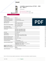 Schneider Electric - Altivar-61-Variable-Frequency-Drives-VFD - ATV61HC31N4