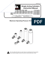 OM - US - SIngle Acting Cylinders 5-30 Ton