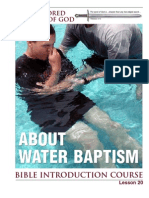 About Baptism