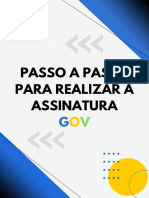 Passo A Passo para Realizar A Assinatura Gov 1