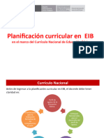 Planificación Curricular EIB Final Marzo 2018