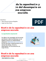 Taller 4.gestión de La Capacitación y Evaluación Del Desempeño en Una Empresa