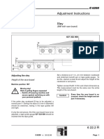 Adjustment Instructions: (WM With Race Board)