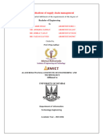 Ethical Implications of Supply Chain Management: Submitted in Partial Fulfilment of The Requirements of The Degree of