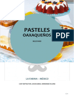 Recetario PASTELES OAXAQUEÑOS JASON Febrero 24