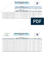 Emploi Du Temps Dgeo 2023-2024 s22