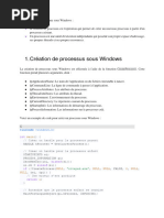 Programmation Système - Création de Processus Sous Windows