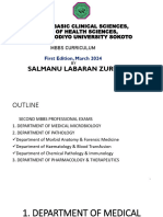 Basic Clinical Sciences MBBS Curriculum