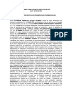 Contrato Por Prestación de Servicios