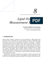 Lipid Oxidation Measurement Method