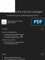 Pulling MikroTik Into The Limelight