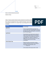 Reccycled Plant Specification