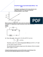 Class 10 Science Electricity Short Answer Type Questions