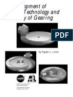 Development of Gear Technology and Theory of Gearing by Litvin