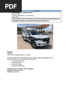 Especificaciones Tec Ambulancia Ford Rural Tipo Ii - 231011 - 085801