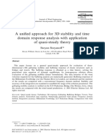 2001 A Unified Approach For 3D Stability and Time Domain Response Analysis With Application of Quasi-Steady Theory