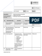 Lesson Plan 2018 English