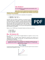 Notes On Aymptotic Notation