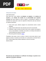 ? Semana 3 - Tema 1 Tarea - Análisis de Caso - Personalidad