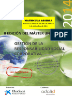 Dossier Master RSE UNEX MATRICULA ABIERTA