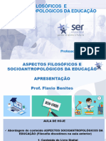 Aspectos Filosóficos e Socioantropológicos Da Educação - FLAVIO BENITES - 2 Webconferência