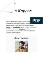 Arjun Kapoor - Wikipedia