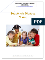 Sequência Didática 5º Ano: Departamento de Apoio Pedagógico - Sedap