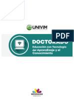 S3.1. Presentación Del Doctorado en Educación Con Tecnologías Del Aprendizaje y El Conocimiento