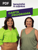 Carta Programa - TEREZINHA e MÔNICA