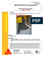 003.01 - MS Sikadur 42-HES - Base Plate