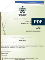 PDF Analisis de Caso de Situaciones Que Se Presentan en El Contexto Ambiental y Del SST