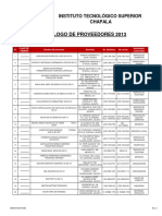 Catalogo de Proveedores 2013 - 1