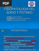 Fisiopatologia Del Sodio y Potasio