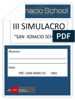 III Simulacro Pre San Marcos - Uni