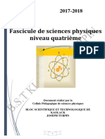 Fascicule PC 4eme